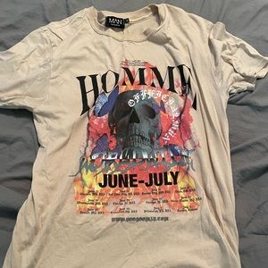 TAN HOMME GRAPHIC T SHIRT
